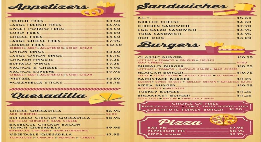 Backstage Menu image 1